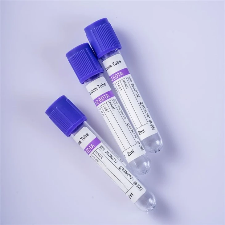 Lavender Top EDTA Blood Collection Tube Lavender Top EDTA Blood Collection Tube